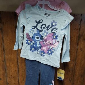 Disney Stitch Kids Set - Light Blue and Dark Blue